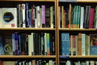 Bookcase full of books