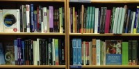 Bookcase full of books