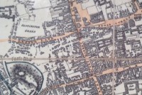 Old map of Oxford city