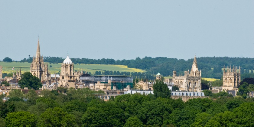 Oxford spires seen from a distance